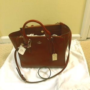 Coach Crosby Carryall Red